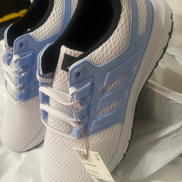 Adidas White and Light Blue Running Shoes - Picture 15 of 16